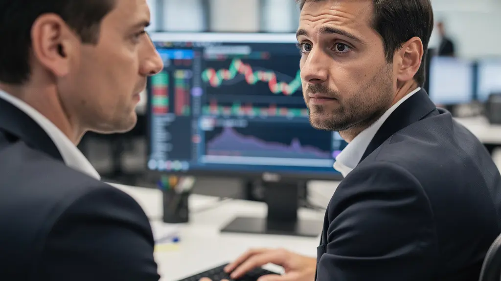 Élu CSE concentré devant un écran affichant des données économiques